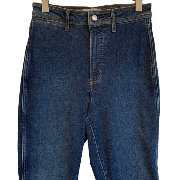 Everlane The Way High Skinny Jean Womens 29 Blue Dark Wash Organic Cotton - Picture 3 of 7